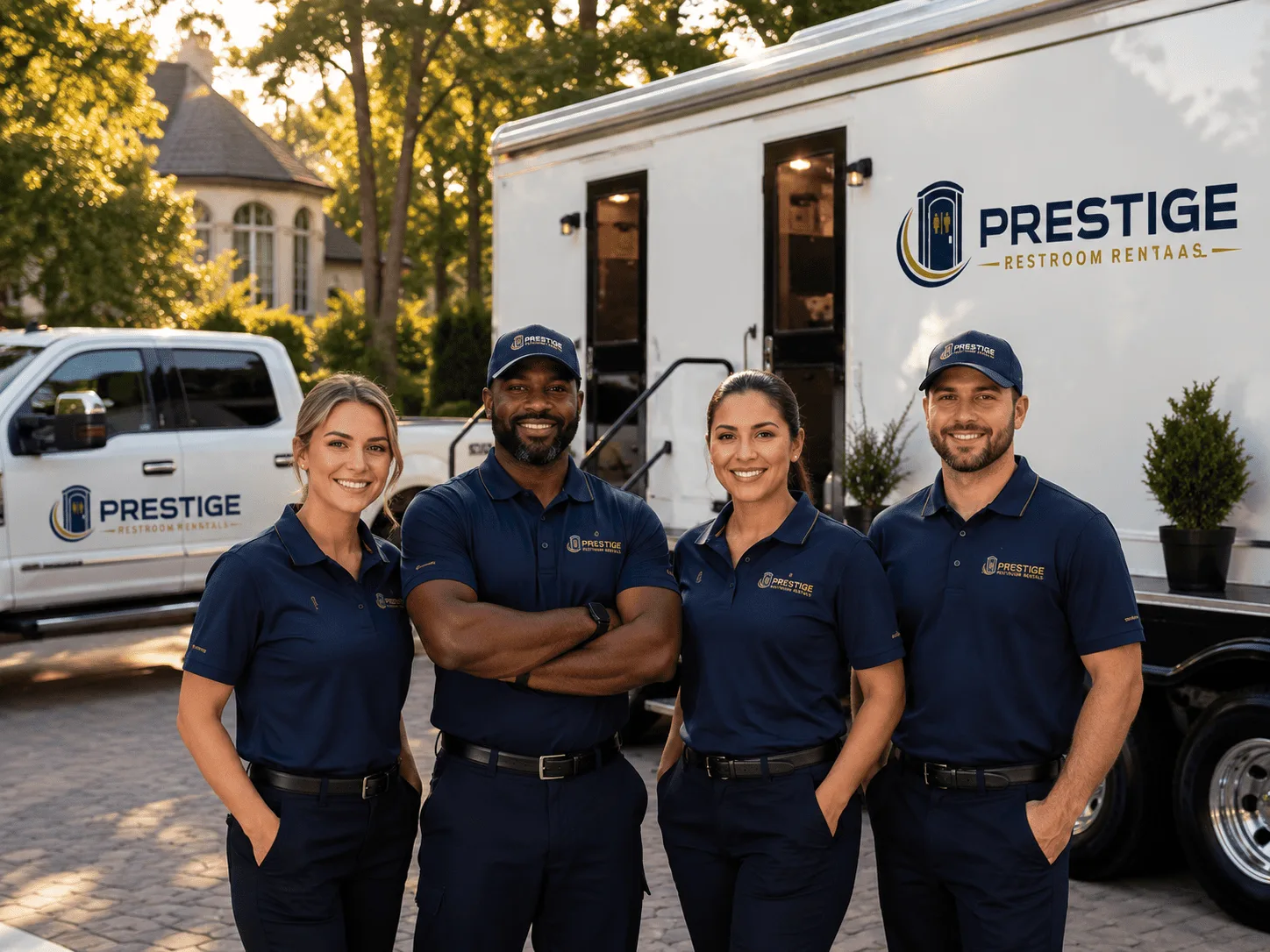 Trusted Luxury Portable Restrooms company in Barksdale, TX